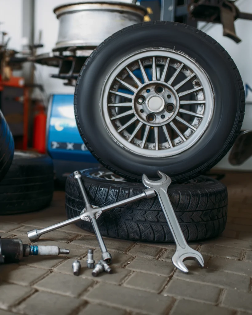 Pneumatique au garage automobile à Lamballe